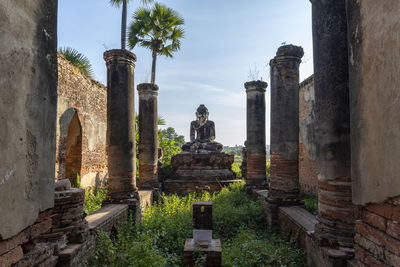 Old ruins against sky