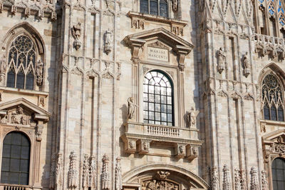 Low angle view of historical building