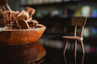 Close-up of tea on table in restaurant