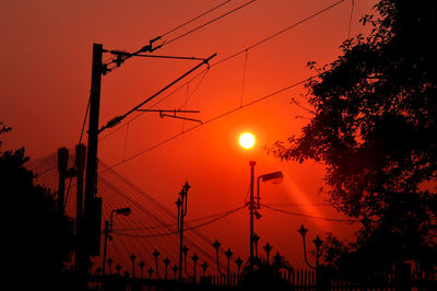 Sunset near the great vidyasagar setu