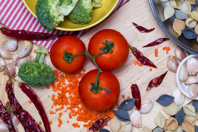 Full frame shot of tomatoes