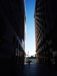 Street amidst buildings in city