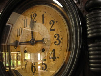 Close-up of clock