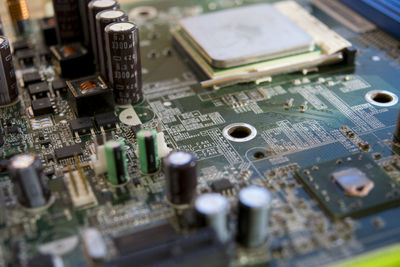 Full frame shot of circuit board