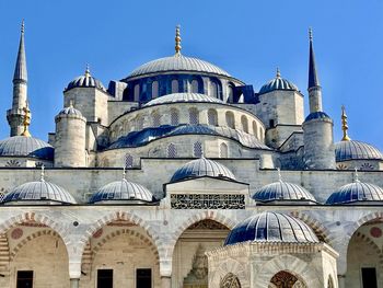 Low angle view of mosque