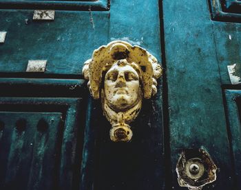 Close-up of door knocker