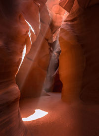 View of rock formations