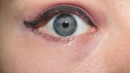 Close up portrait of woman eye