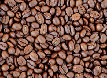 Full frame shot of coffee beans