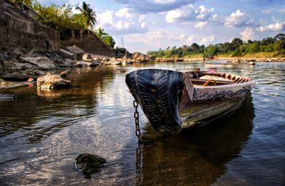 Boat in a river