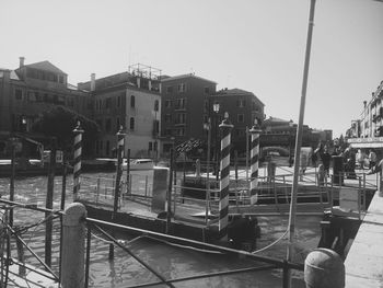 Woman walking in city