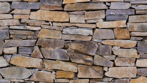 Full frame shot of stone wall