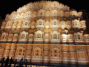 Low angle view of historical building