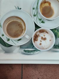 Close-up of coffee on table