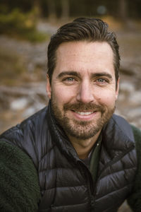 Portrait of happy man