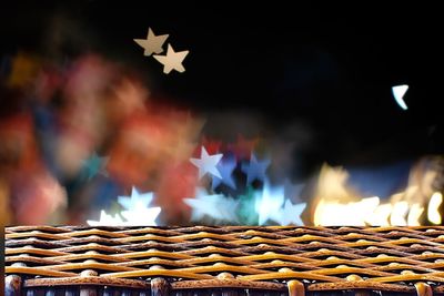 Close-up of flags against blurred background