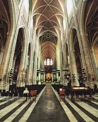 Interior of cathedral