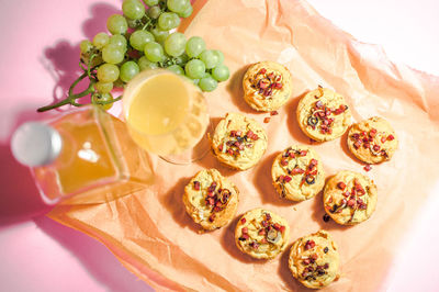 Close-up of food on table