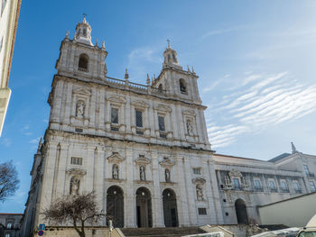 Low angle view of historic building against sky