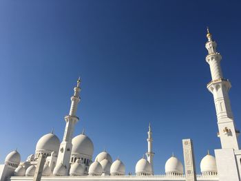 Low angle view of cathedral against clear sky