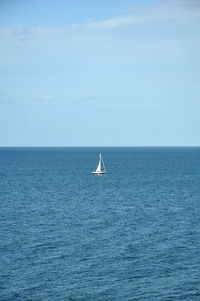Sailboat on the baltic sea