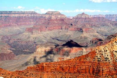 View of rock formations