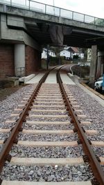 Railroad station platform