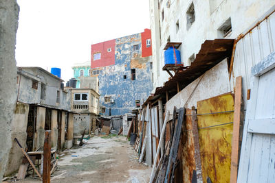 Residential buildings against sky