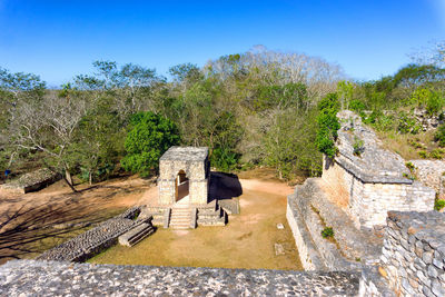 View of old ruin structure against sky