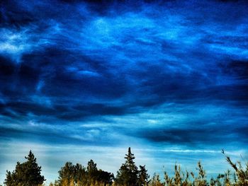 Low angle view of cloudy sky