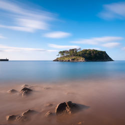 View of calm sea against the sky