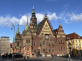 Low angle view of cathedral against sky