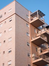 Low angle view of building against sky