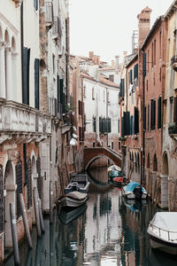 Boats in canal