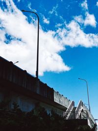 Low angle view of building against sky