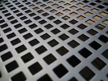 Full frame shot of metal grate