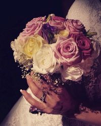 Close-up of rose bouquet