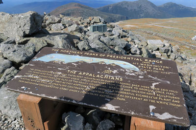 Aerial view of mountain range