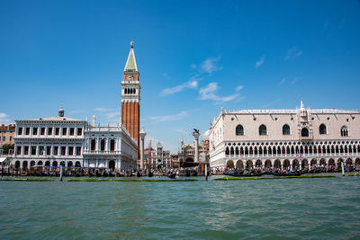 View of venice  against blue sky