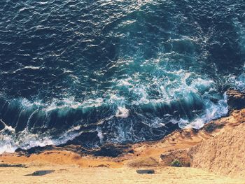 Aerial view of sea