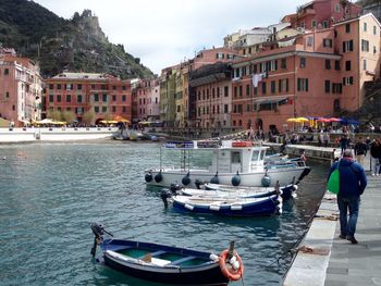 Boats in canal