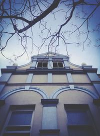 Low angle view of building against sky