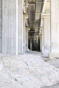 Empty corridor of building