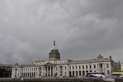 View of historic building against cloudy sky