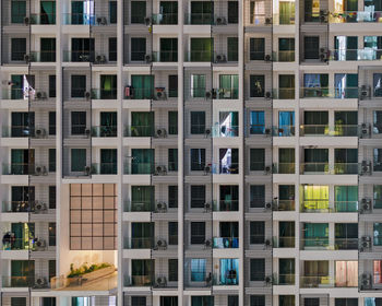 Full frame shot of modern building