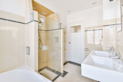 Interior of bathroom