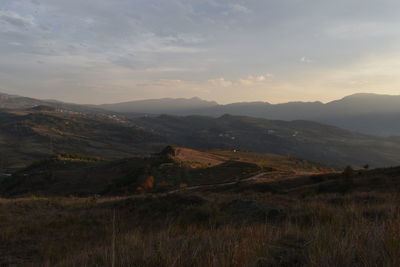 Scenic view of landscape against sky