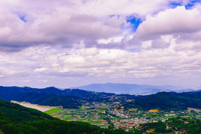 Scenic view of landscape against sky