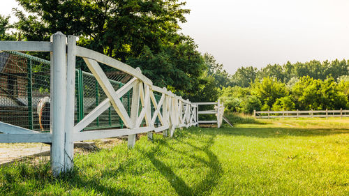 Built structure in park against clear sky