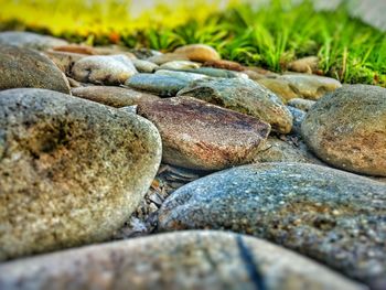 Close-up of stones